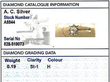 Victorian Diamond Wedding Band grading card