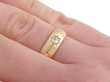 Victorian Diamond Wedding Band on hand