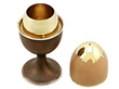 Silver and Enamel Salt and Pepper Set 