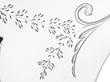 oval window silver frame decoration 