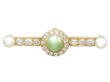 Chrysoberyl Cat's Eye Brooch