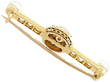 Chrysoberyl Cat's Eye Bar Brooch