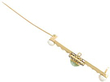 Chrysoberyl Cat's Eye Brooch