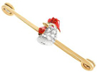cockerel bar brooch for sale