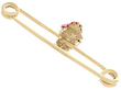 cockerel bar brooch UK