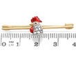 cockerel bar brooch size
