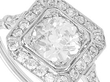 Halo Diamond Ring Platinum detail