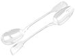 Sterling Silver Salad Servers