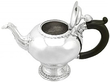 Sterling Silver Teapot Open 