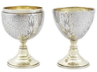 Russian Silver Egg Cups