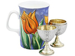 Russian Silver Egg Cups