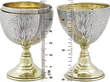 Russian Silver Egg Cups