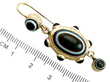 agate earring size