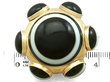 agate brooch size