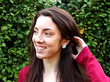 Wearing Image for Victorian Opal Earrings
