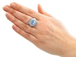 Aquamarine and Diamond Dress Ring