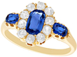 sapphire diamond ring antique