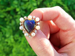 Labradorite Brooch in Gold