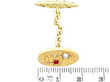 Antique Gemstone Cufflinks Size