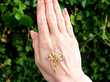 Peridot Pendant in Gold