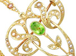 Antique Pendant with Peridots