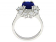 sapphire cluster ring