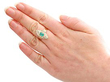 Wearing Emerald and Diamond Rin