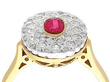 1950's Ruby and Diamond Ring