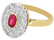 1950's Ruby and Diamond Ring