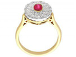 1950's Ruby and Diamond Ring