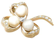 Victorian clover brooch