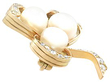 Victorian clover brooch