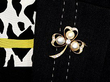 Victorian clover brooch wearing