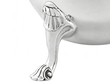sterling silver cafe au lait set feet