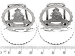 1930s Menu Holders