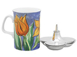 Sterling Silver Table Lighter and Ash Trays