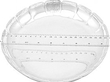 Silver Strawberry Dishes size