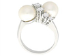 Cultured Pearl and Diamond Ring