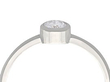 Bezel Set Diamond Solitaire