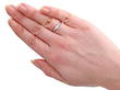 Bezel Set Diamond Solitaire Wearing