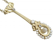 Antique Gold and Seed Pearl Necklace