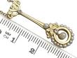 Antique Gold and Seed Pearl Necklace size