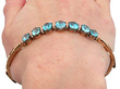 zircon bracelet on wrist