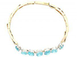Blue Zircon Bracelet hallmarks