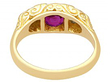 yellow gold ruby ring