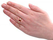 1940s ruby dress ring wearing