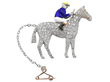 Victorian Horse and Jockey Brooch