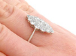 Antique Multi Diamond Ring on hand