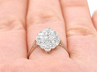 Antique Multi Diamond Ring wearing image