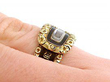 Mourning Ring with Hair 